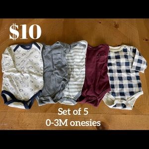 Baby boy onesies - Set of 3
